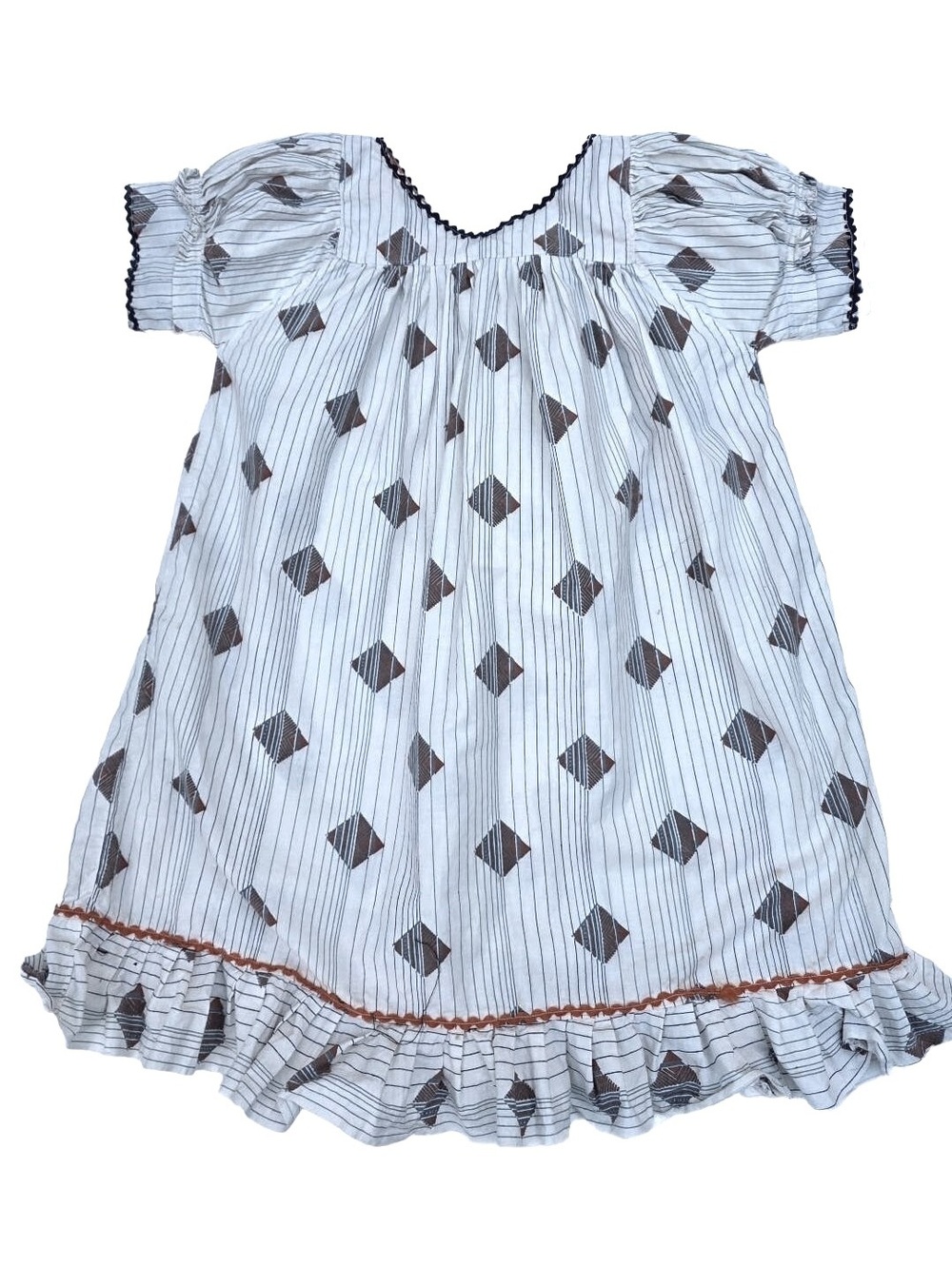 Handmade Cotton Boho Peasant Tunic Top Whimsical Fairy Twee Size S Cosplay